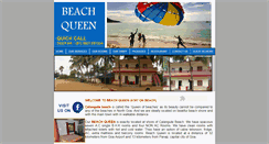 Desktop Screenshot of beachqueengoa.com